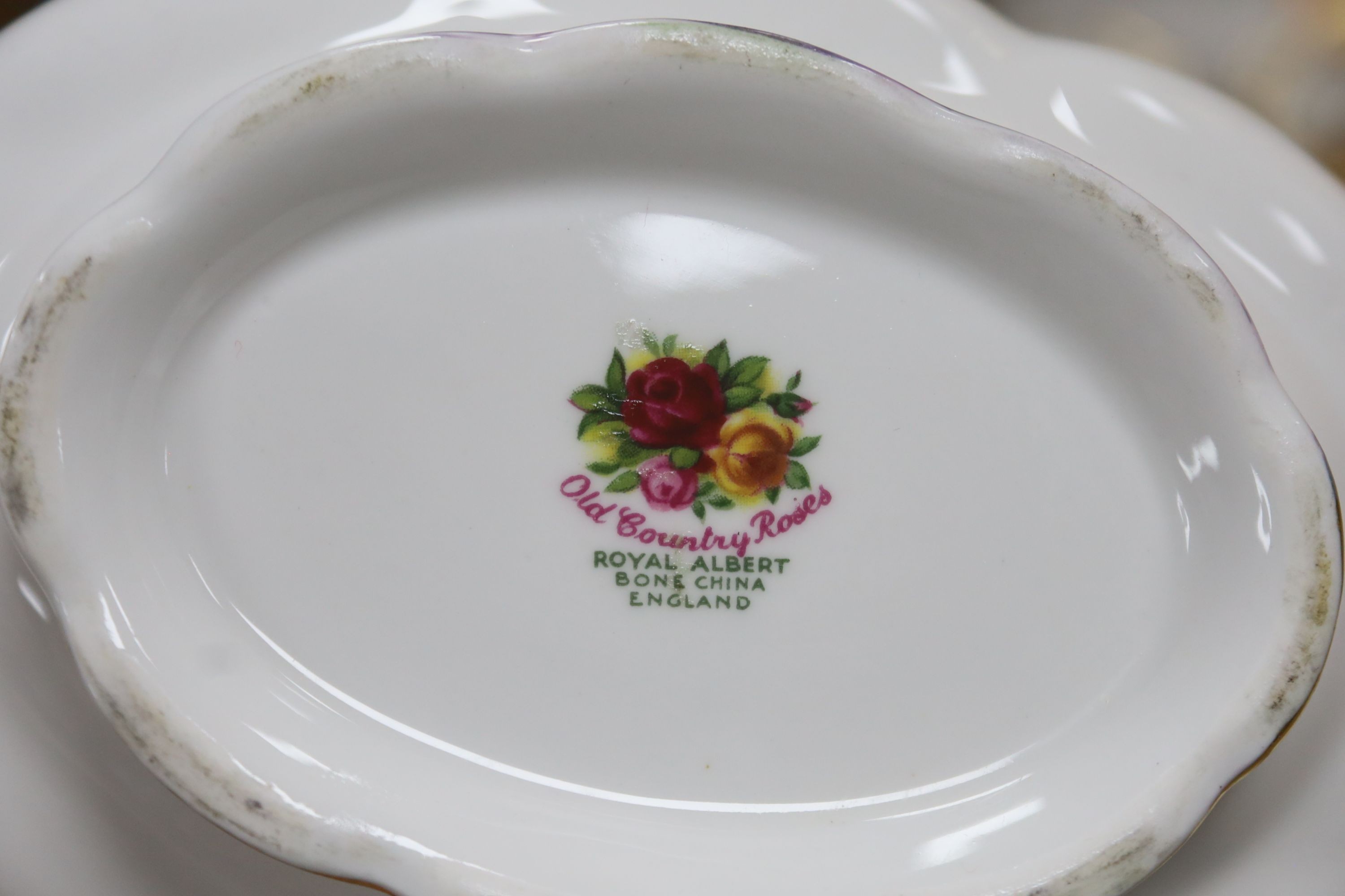 A Royal Albert Old Country Rose tea service, part coffee service and part dinner service